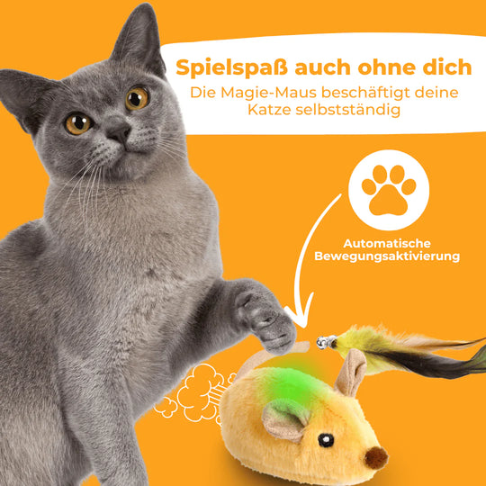 Magie-Maus - Spielspaß, der deine Katze verzauber