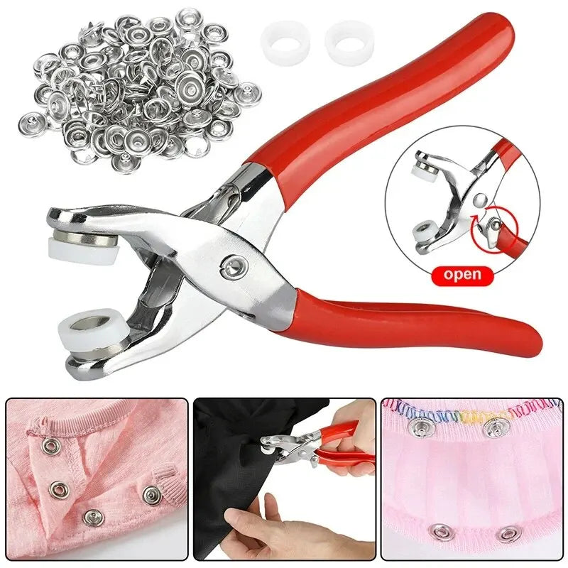 Druckknopf-Set